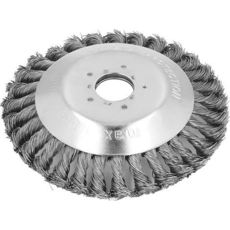 Brosse à désherbage métallique - - Tête de Coupe Rotative - Acier Inoxydable - Bonne Flexibilité (1/4)