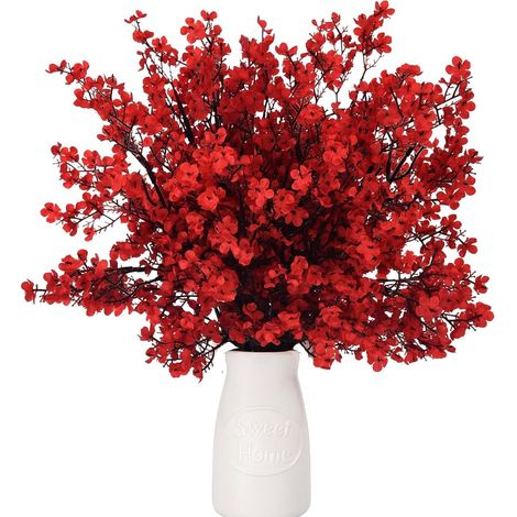 6 Bouquets de Fleurs Artificielles Fleur Artificielle Extérieur (1/5)