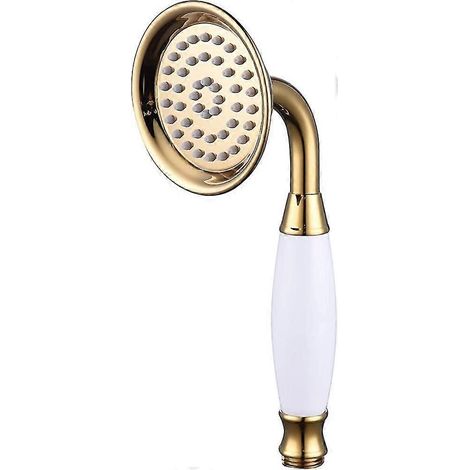 Pommeau de douche universel en laiton 1/2 pouce, effet pluie, économique en eau (1/5)