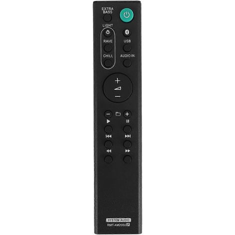 Mando a distancia de repuesto para el sistema de altavoces Sony RMT-AM200U GTK-XB7 ()