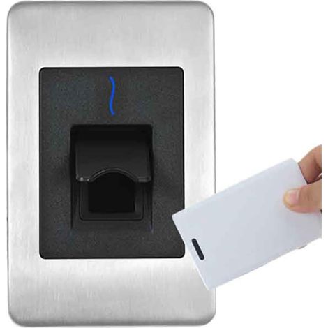 Machine de pointage pour les employés des petites Lecteur d'empreintes digitales étanche for système de contrôle d'accès, panneau de contrôle d'accès FR1500, lecteur d'empreintes digitales et de carte (1/5)