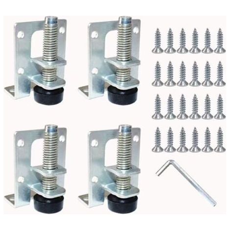 4 Pièces Pieds de nivellement pieds réglables pour meubles pour meubles,tables,armoires,établis (1/5)