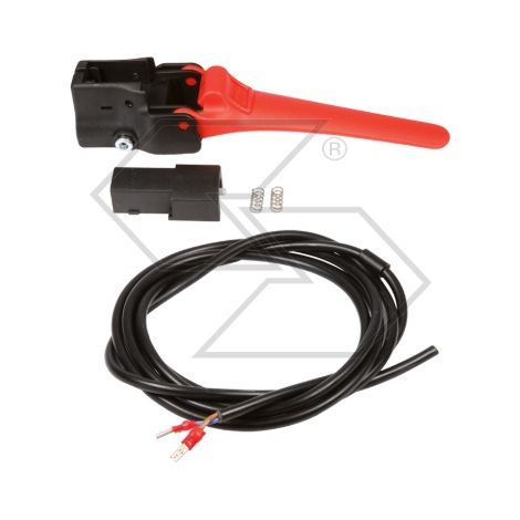 Alter oberer Motorstopphebel Ø  25 mm mit 2000er Kabel für Motor