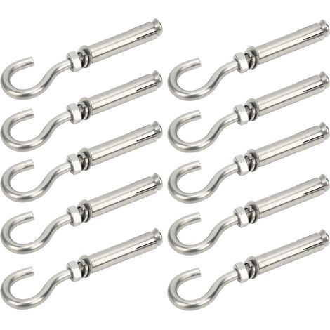 Lot de 10 boulons d'expansion en acier inoxydable avec trou de fixation pour équipements de communication médicale (1/5)