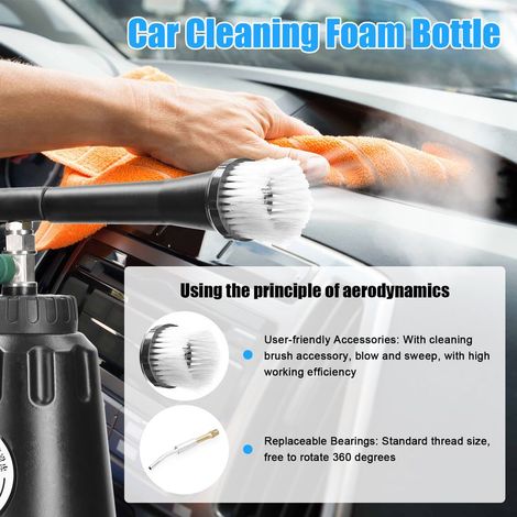 Connecteur à roulement en cuivre, accessoire pour outil de nettoyage Tornado, souffleur d'air automatique pour le dépoussiérage, lavage de voiture haute pression, pièce de rechange (1/5)