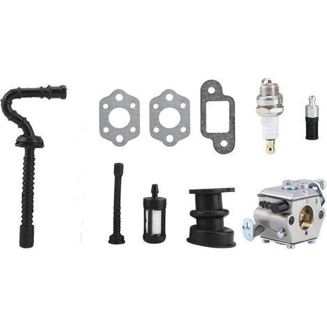 Kit de carburateur, filtre à air Carb, Kit de carburateur pour Stihl MS210 MS230 MS250 021 023 025 Filtre à air Carb tronçonneuse (1/4)