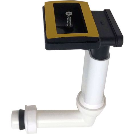 Keenberk Überlauf-Set für Spülen mit flachem Überlauf in Ablagefläche neben dem Becken - rechteckig - 50mm x 80mm