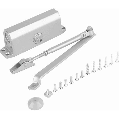 Ferme-porte hydraulique à double vitesse réglable pour ouverture unidirectionnelle (1/5)
