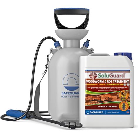 SoluGuard Dual Woodworm and Rot and Sprayer 5 Litres (1/2)