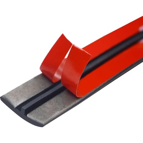 Bande d’étanchéité en caoutchouc pour voiture, 14 mm x 2 m, pour fenêtres et pare-brise, 1 rouleau (1/5)