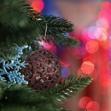 Set di decorazioni per lalbero di natale 50 palline finiture miste