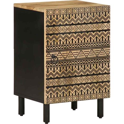 Mueble de baño madera maciza de mango 38x33,5x58 cm