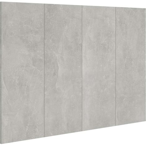 Maison Exclusive - Cabecero de cama madera contrachapada gris 120 (1/5)