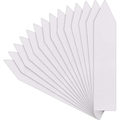 100 Pièces 100 mm Plastique Pflanzenetiketten/Pflanzschilder/Plantes Étiquettes,Rouge (1/5)