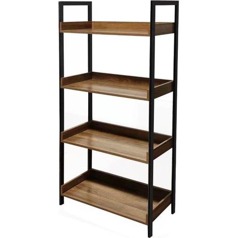 LIBRERIA INDUSTRIAL 4 RIPIANI 80X30X145H QUERCIA (1/3)