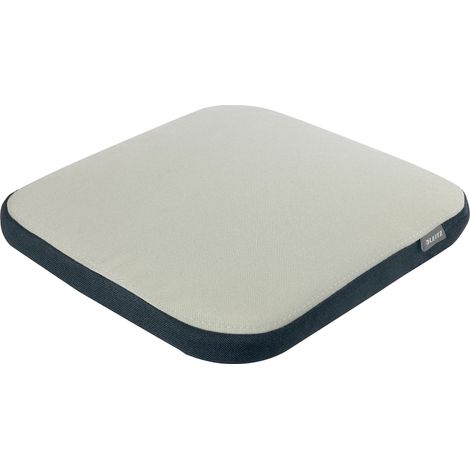 Coussin d'Assise Ergonomique, Coussin d'Équilibre pour Siège de Bureau, Soulage le Mal de Dos, avec Housse en Tissu Coloris Gris Clair, 65400085 (1/5)