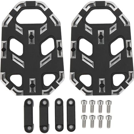 Paar breite Motorradfußrasten aus Aluminiumlegierung, kompatibel mit Honda CB650R 2019-2020 (1/5)