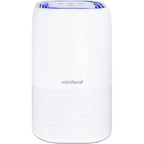 Purificateur d'air avec 5 filtres, pré-filtre, filtre HEPA, filtre à charbon actif, lumière UV, ioniseur (1/5)