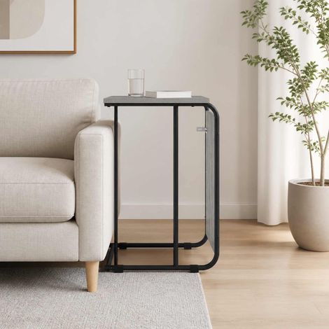 vidaXL Tavolo laterale Sonoma grigio 40 x 31 x 55 cm (1/5)