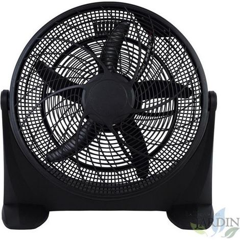 Hochgeschwindigkeitsventilator 20'' 100W schwarz 3 Geschwindigkeiten