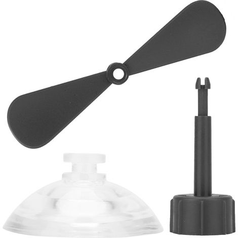 Dekorativer Gummipropeller für Motorradhelme und (1/4)
