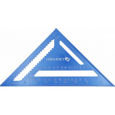 Högert Technik HT4M214 - Escuadra de carpintero, color azul y negro