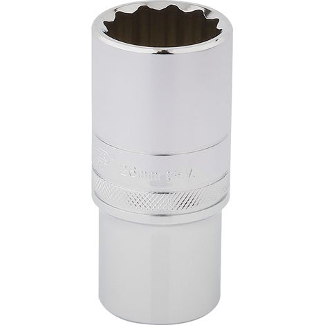 Draper 1/2 Square Drive Hi-Torq&174 12 Point Deep Socket (26mm) (33838) (1/5)