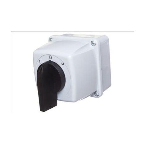 Elektromet ŁUK 25-13 Interruptor rotativo gris IP65