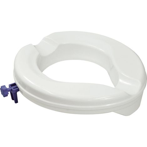 Siège de toilette surélevé en plastique Senator