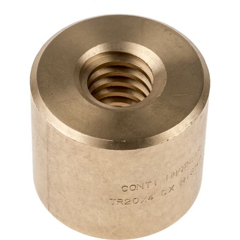 Bague écrou RS PRO, axe de 20mm ( Prix pour 1 )