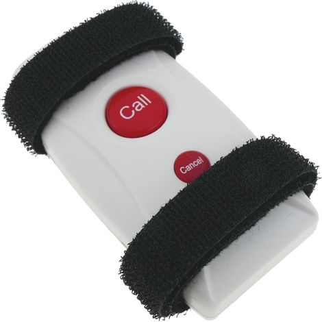 PrimeMatik - Pulsante trasmettitore per sistema di chiamata senza fili a nastro 200m 2 chiaves