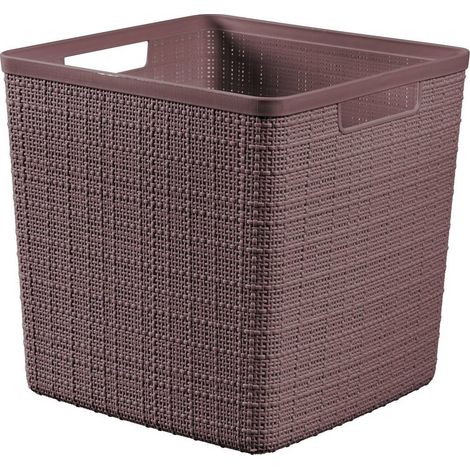 Curver Jute Aufbewahrungskorb braun 17 l 28x28x27