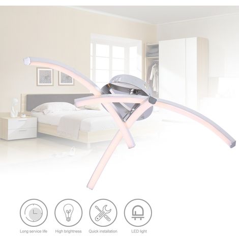 3-flammige LED-Deckenleuchte, warmweiß, 18 W, moderne Pendelleuchte für Küche, Wohnzimmer, Schlafzimmer (1/5)