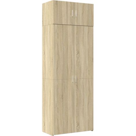 Maison Exclusive - Armadietto Rovere Sonoma 80x42,5x225 cm in Truciolato