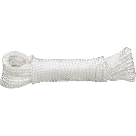 Connex DY2702868 Corde Multi-Usage, 4,0 mm x 20 m Blanc