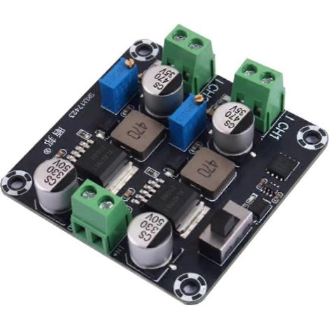 Module d'alimentation à découpage abaisseur DC-DC à deux canaux, sortie réglable 5 V, 12 V, 24 V, 5 A (1/5)
