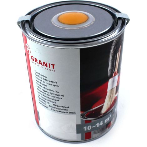 Peinture vernis jaune Liebherr RAL 1708 NOPOLUX WICKENS GRANIT 1 l