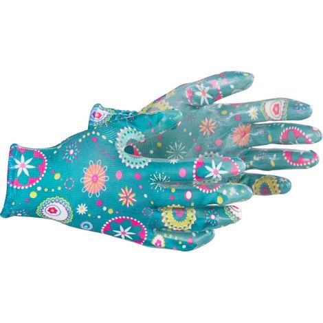 Handschuhe Strend Pro Abelia, türkis, Größe 08/M, mit Blister