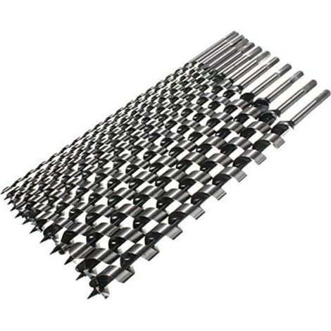 Ersandy 460mm 6-28mm Hex Shank Point Brad Point Foret Tarière Foret Spirale Bois Outil De Forage - Seulement 16 mm（1pc） (1/3)