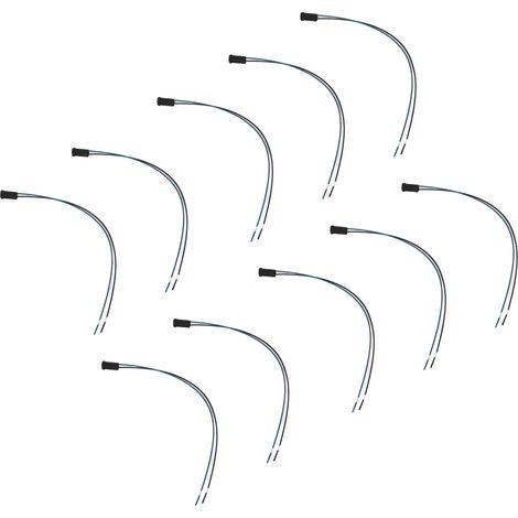 10 Douilles LED G4 en Silicone, Connecteurs pour Ampoules G4, Support d'Éclairage MR16 et MR11