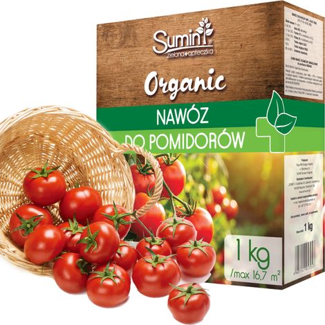 SUM79 Fertilizzante organico per pomodori e ortaggi Sumin Organic 1 kg BIO granulato (1/5)