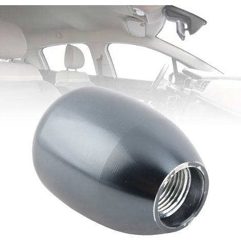 Pomello del cambio per auto, modello a 5 marce, con 3 adattatori (8 mm, 10 mm, 12 mm) - Finitura titanio (1/5)