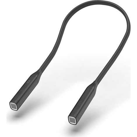 Rechargeable Neck Reading Light, 12 LED Book Light with (1/4)