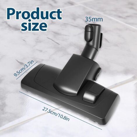 Spazzola Aspirapolvere 35 mm per Umidità e Secchezza, Accessorio Aspirapolvere Compatibile con Miele S1/S2/S4/S5/S6/S8 - AUTRES (1/4)