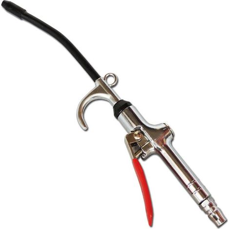 Souffle ménagers à pistolet à air élevé pour compresseur, accessoires de compresseur pneumatique pour outils de nettoyage de poussière détaillant la machine-outil, argent