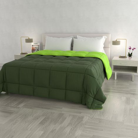 Couette d'hiver bicolore avec rembourrage 300 grammes, Double (1/5)