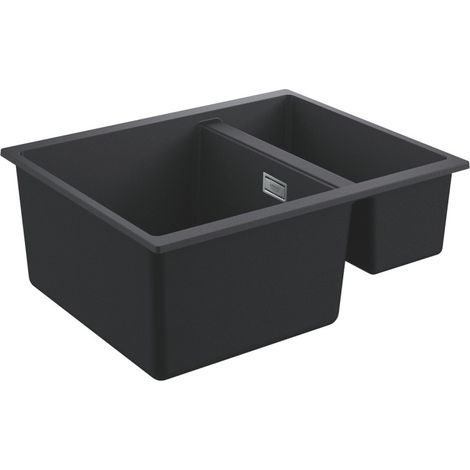 GROHE Fregadero de composite K500 Granito Negro 31648AP0 (1/3)
