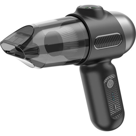 Aspirateur Voiture Rechargeable 4 en 1,Portable Mini 8000 pa Aspirateur à Main Puissant sans Fil,pour Le Nettoyage soigné de Surfaces réduites: PC,Maison,Voiture,Bureau,canapé.Noir (1/5)