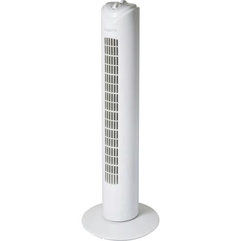 Sygonix  Turmventilator  50 W (Ø x H) 270 mm x 805 mm Weiß Oszillierend, Timer