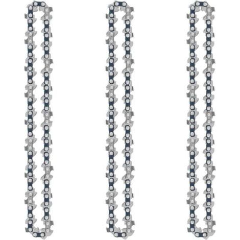3PCS 6 Pouces 1/4 36 Mini Tronçonneuse éLectrique Sans Fil Chaîne De Scie à Chaîne Pour La Coupe Du Bois Branches D'arbres éLagage Cour Jardinage